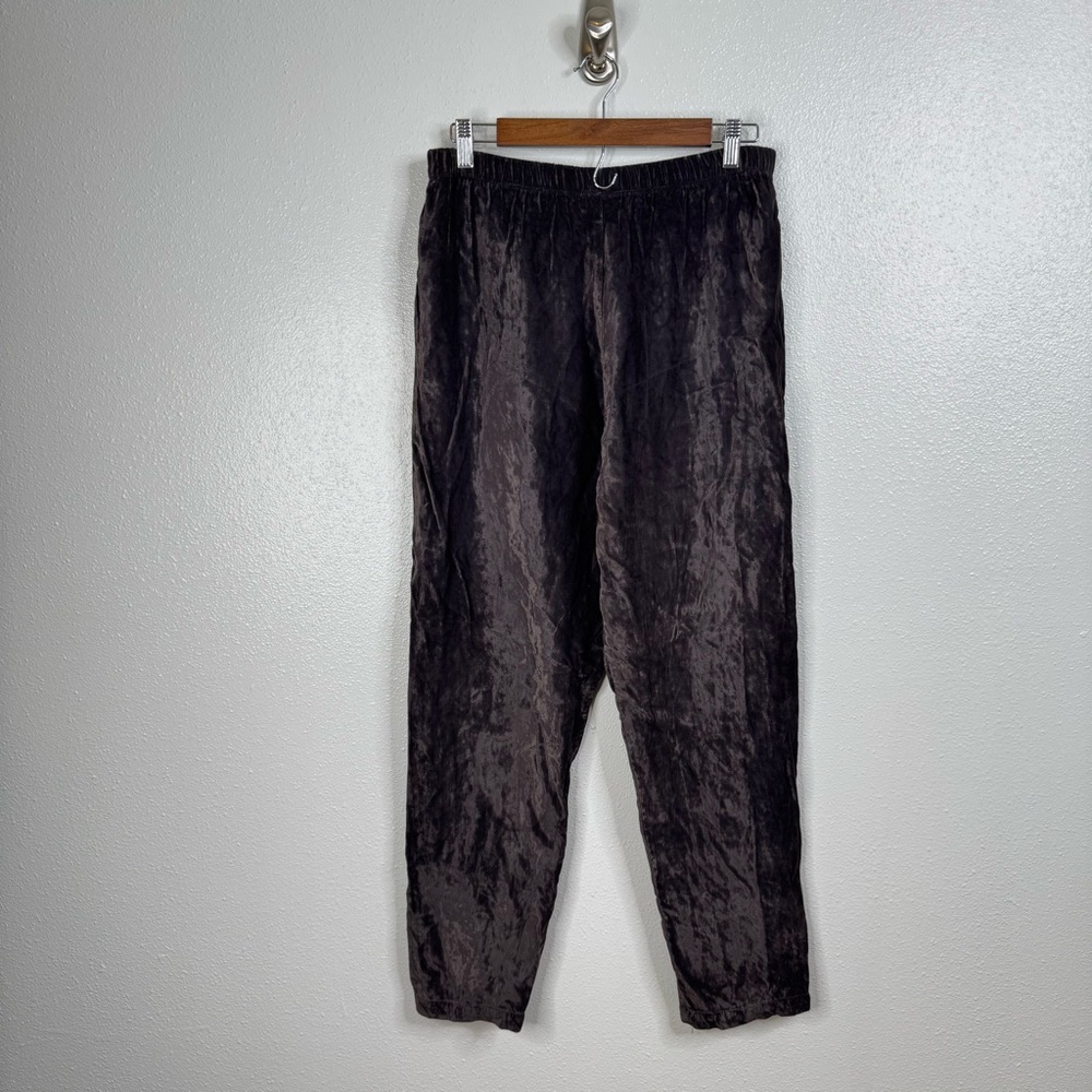 Vintage CP Shades Brown Velvet Pull On Pants Size Small‎